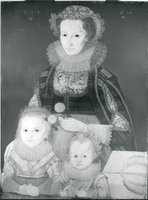 A Lady and Her Two Children